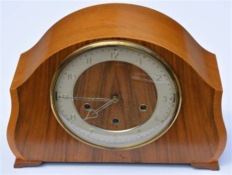 1950s Smiths Enfield 8 Day Clock Westminster Chimes Striking Clock