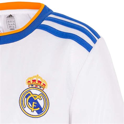 real madrid youth home long sleeve shirt  white real madrid cf
