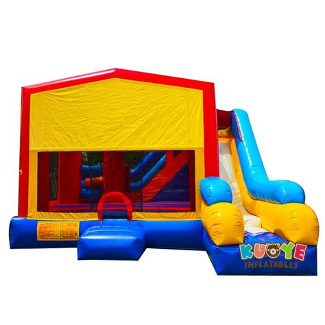Cb182 Module Combo Bounce House With Customs Banner Kuoye Inflatables