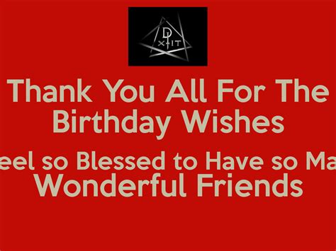 Thank You For Birthday Wishes Quotes Quotesgram