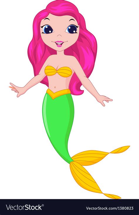 Here you can explore hq cartoon mermaid transparent illustrations, icons and clipart polish your personal project or design with these cartoon mermaid transparent png images, make it even more. Beautiful mermaid cartoon Royalty Free Vector Image