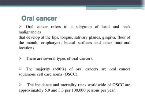Molecular Biology Of Oral Cancer Ppt