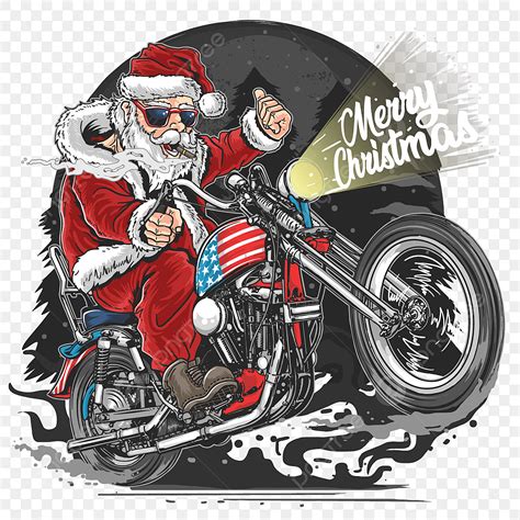 Santa Claus Navidad Estados Unidos America Tour Motociclista Moto Moto
