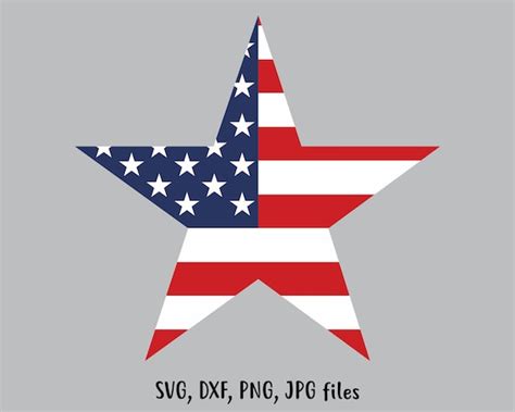 Visual Arts Star Star Svg Cutting File Patriotic Stars Svg Cutting File