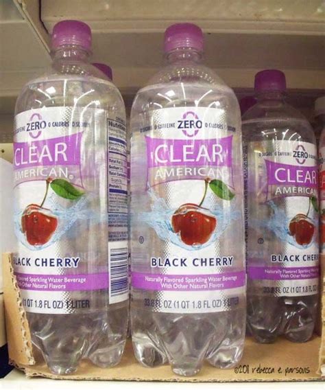Clear American Blackcherry Sparkling Water 0 Calories Flavored Drinks