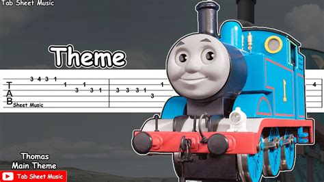 Thomas The Tank Engine Theme Song Guitar Tutorial Tab Sheet Music