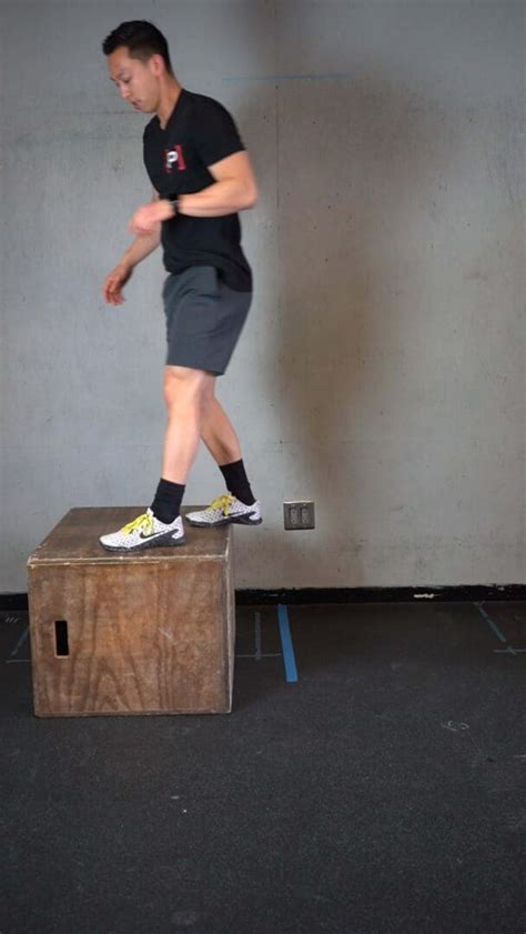 Counter Movement Rotational Vertical Box Jump Right 90 𝗣 𝗥𝗲𝗵𝗮𝗯