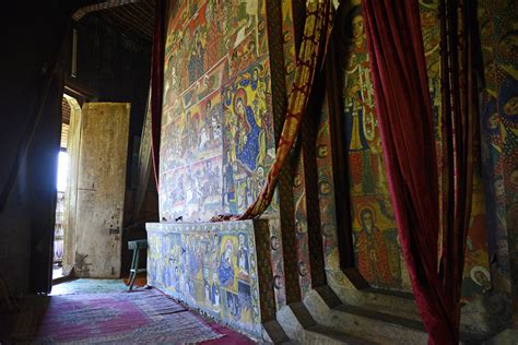 Ura Kidane Meret Frescoes 1 Lake Tana Pictures Ethiopia In