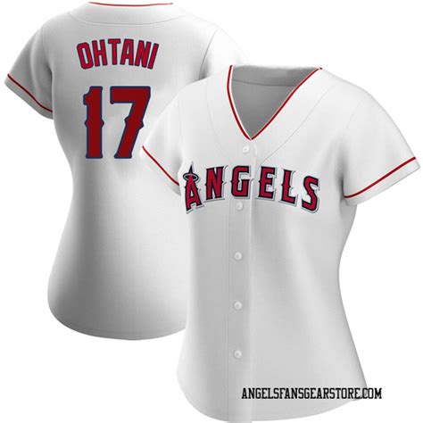 Womens Los Angeles Angels Shohei Ohtani White Home Jersey Authentic