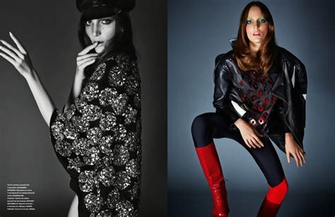 Zuzanna Bijoch Models Eccentric Style For Cover Shoot Of Numero Russia
