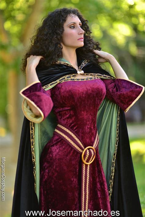 Tangled Mother Gothel Costumemother Gothel Cosplay Dress With Cape Women
