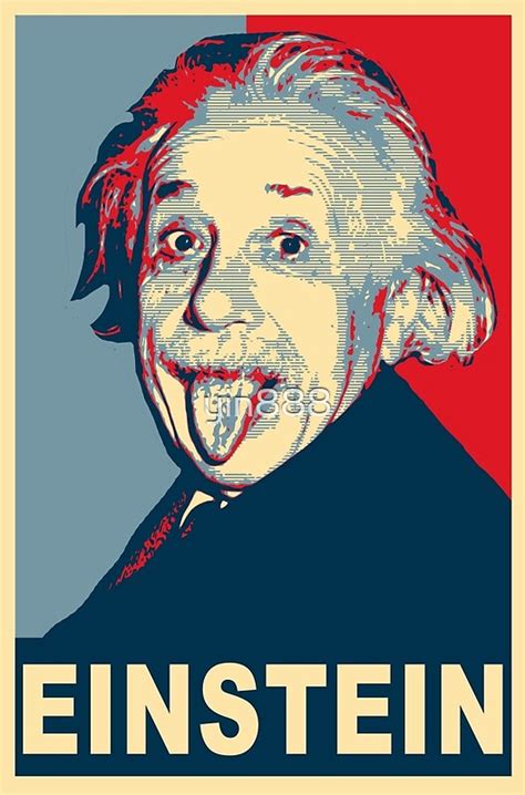 Albert Einstein Poster Redbubble