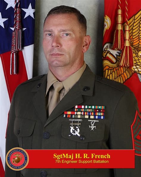 Sgtmaj Henry R French 1st Marine Logistics Group Leaders