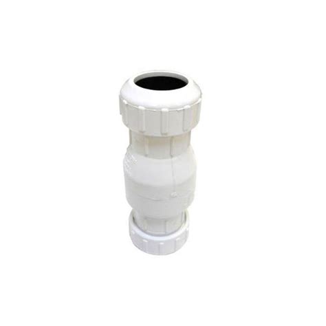 Little Giant Cv Se1 1 12 In Pvc Sewage Pump Check Valve 940019 The