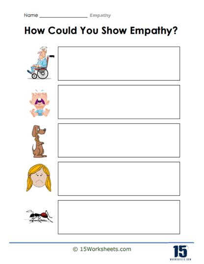 Empathy Worksheets 15