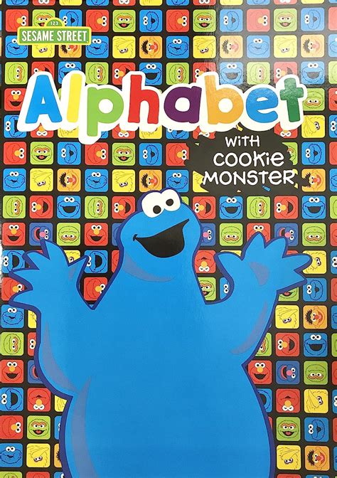 Sesame Street Educational Workbook Alphabet With Cookie Monster Kappa