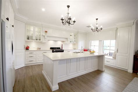 Very lovely, two tone white medium wood hood island. Kitchen Designs Gallery By Davis And Park Design Photos ...