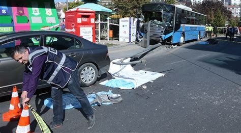 Kazada otobüs sürücüsü çetiner, hayatını kaybederken 15 kişi de yaralandı. Ankara'da otobüs kazası: 4 ölü - Son Dakika Haberleri