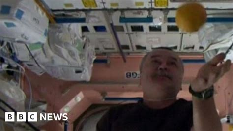 Juggling Fruit In Space For Science Bbc News