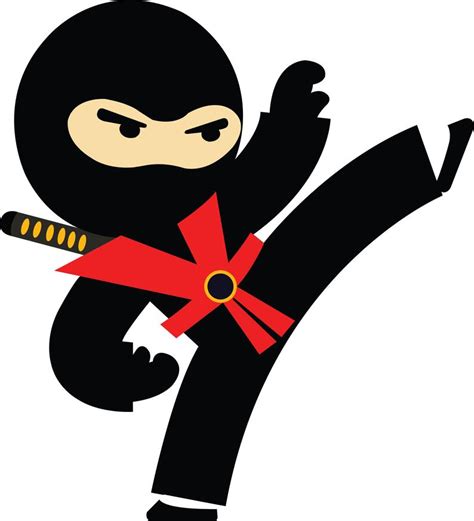 Ninja Svg Files For Cricut Cute Ninja Clipart Files Ninja
