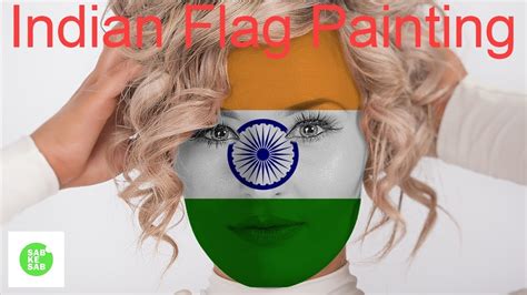 Indian Flag Face Painting Face Paint Bodenowasude