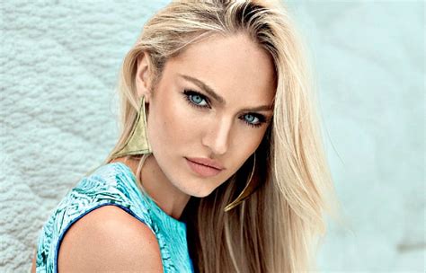 candice swanepoel blue golden model blonde eyes girl beauty woman summer earrings hd