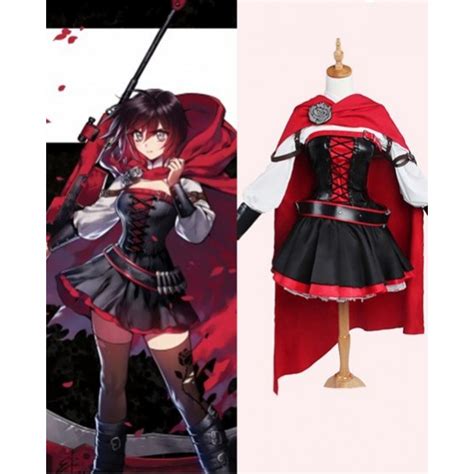 Rwby Ruby Rose Cosplay Costume For Halloween Free Shipping 9999