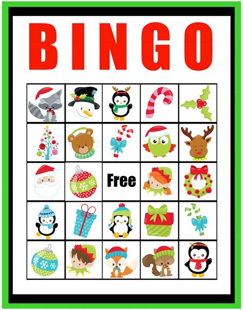 Christmas Bingo Games Free Printable