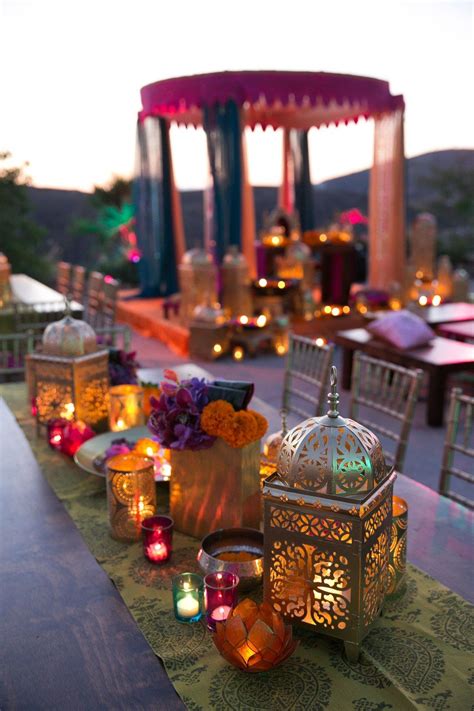 With the prominence of boho design, moroccan decor has allowed boho design the freedom to deliver more vibrancy to its ethos. Real Wedding Album: Elshane & Taylor's Moroccan-Themed ...