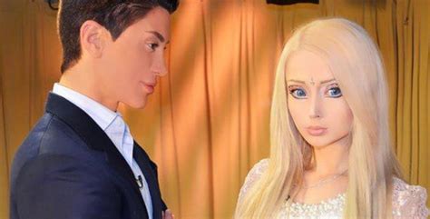 Real Life Barbie Meets Real Life Ken Doll For The First Time Youll