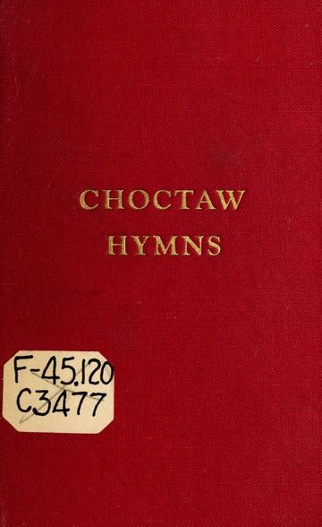 Chahta Uba Isht Taloa Holisso Choctaw Hymn Book Free Download