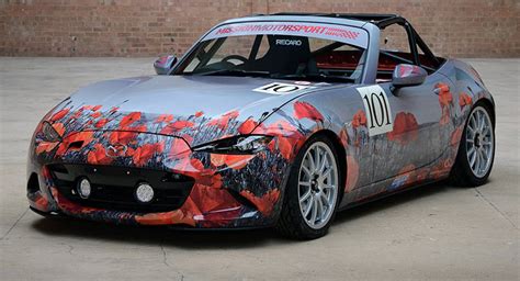 Mazda Mx 5 Modified By Wounded Soldiers To Compete At The Race Of