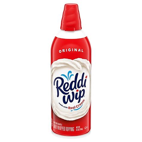 Reddi Wip Original Whipped Topping Made With Real Cream Spray Can 65
