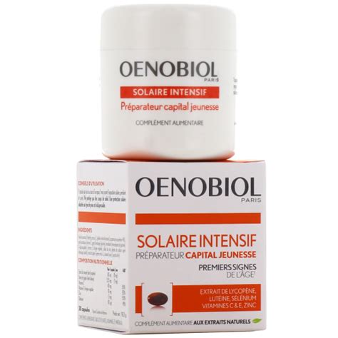 Oenobiol Solaire Intensif Capital Jeunesse Prévention Vieillissement