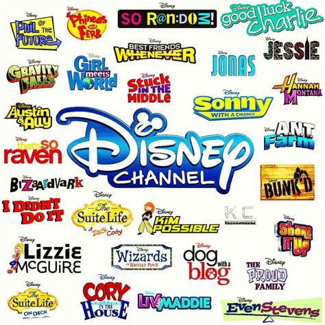 Disney Channel Logos Disneychannelstars In 2020 Disney Channel Shows