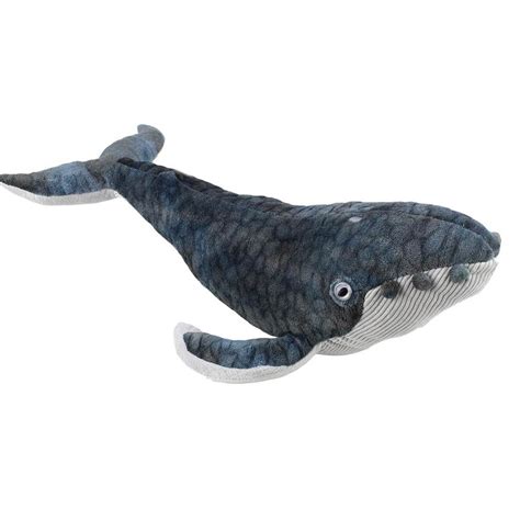 Grey Humpback Whale Stuffed Animal Plush Toy 46cm Long Wild Republic