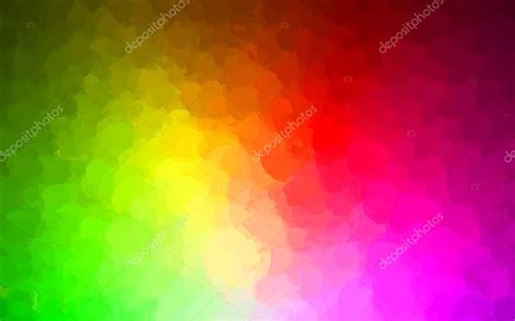 Rainbow Round Brush Strokes Background — Stock Vector © Shekaka 81419570