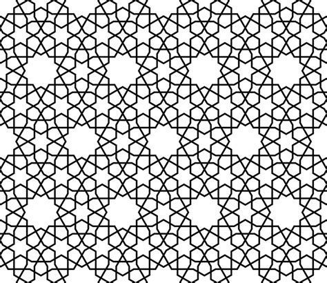 Seamless Geometric Ornament Based On Traditional Arabic Art Background