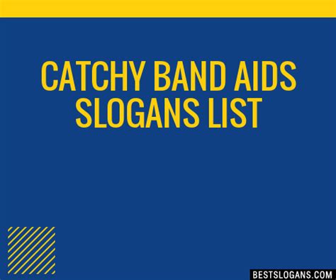 100 Catchy Band Aids Slogans 2024 Generator Phrases And Taglines