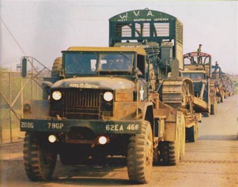 Vietnam War Weapons M123a1c Truck Tractor 10 Ton 6x6 Vehicles In