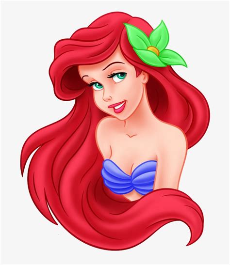 Ariel Flower In Hair Ariel Little Mermaid Png 800x935 Png Download