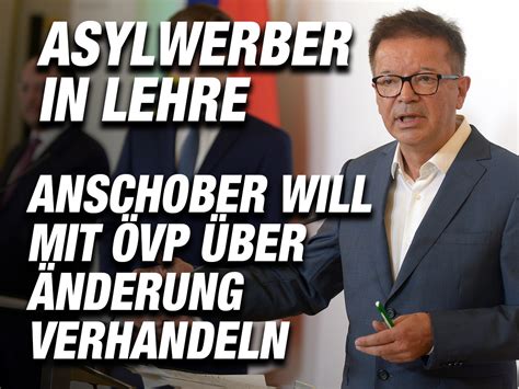33,926 likes · 8,218 talking about this. Asylwerber in Lehre: Anschober will mit ÖVP über Änderung ...