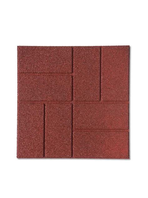 Rubber Paver 16x16 Brick Or Flagstone By Rubberific