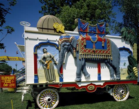 Circus Parade Wagon At Circus World Museum In Baraboo The Town In