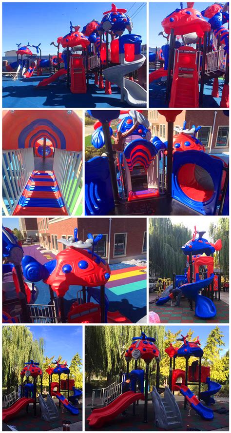 Best Selling Children Playground Equipment Outdoor Plastic Slide