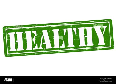 Stamp With Word Healthy Inside Illustration Stock Photo Alamy