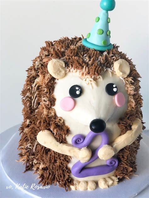 How To Make A Hedgehog Birthday Cake Xo Katie Rosario Recipe