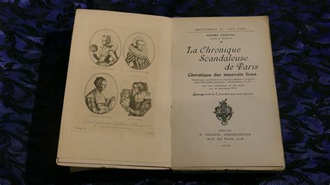 Chronique Scandaleuse De Paris Chronique Mauvais Lieux Edit 1910 Daragon Ebay