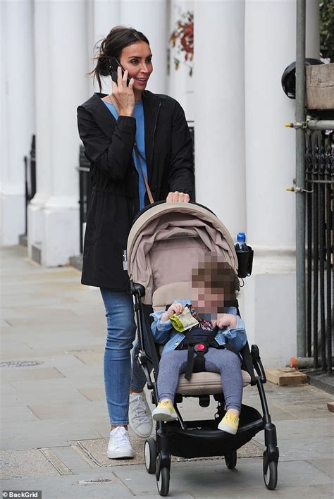Christine Lampard Showcases Her Off Duty Style As She Steps Out With Babe Patricia For A