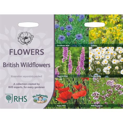 Mr Fothergills Seeds Rhs British Wildflowers Collection Ocado